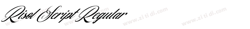 Risol Script Regular字体转换 Risol Script Regular字体转换